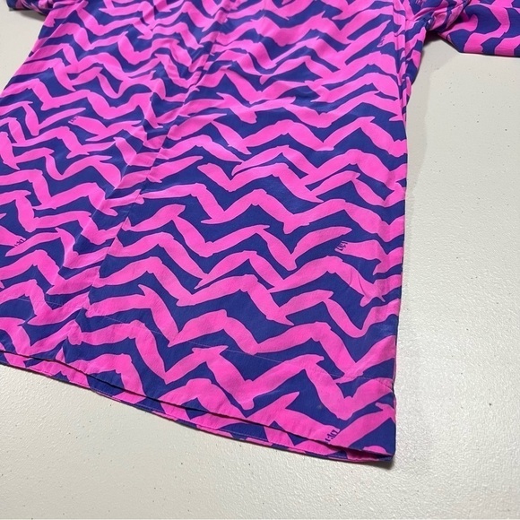 Lilly Pulitzer I Got Lucky Silk Moxy Blouse - Picture 10 of 12